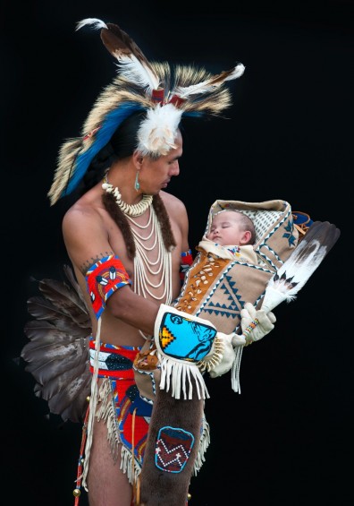 Native People Levi Black Wolf,Yakama Nation