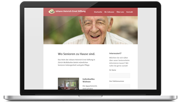 Johann-Heinrich-Ernst-Stiftung-Website