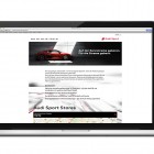 Audi R8 Lancierungskampagne Landingpage