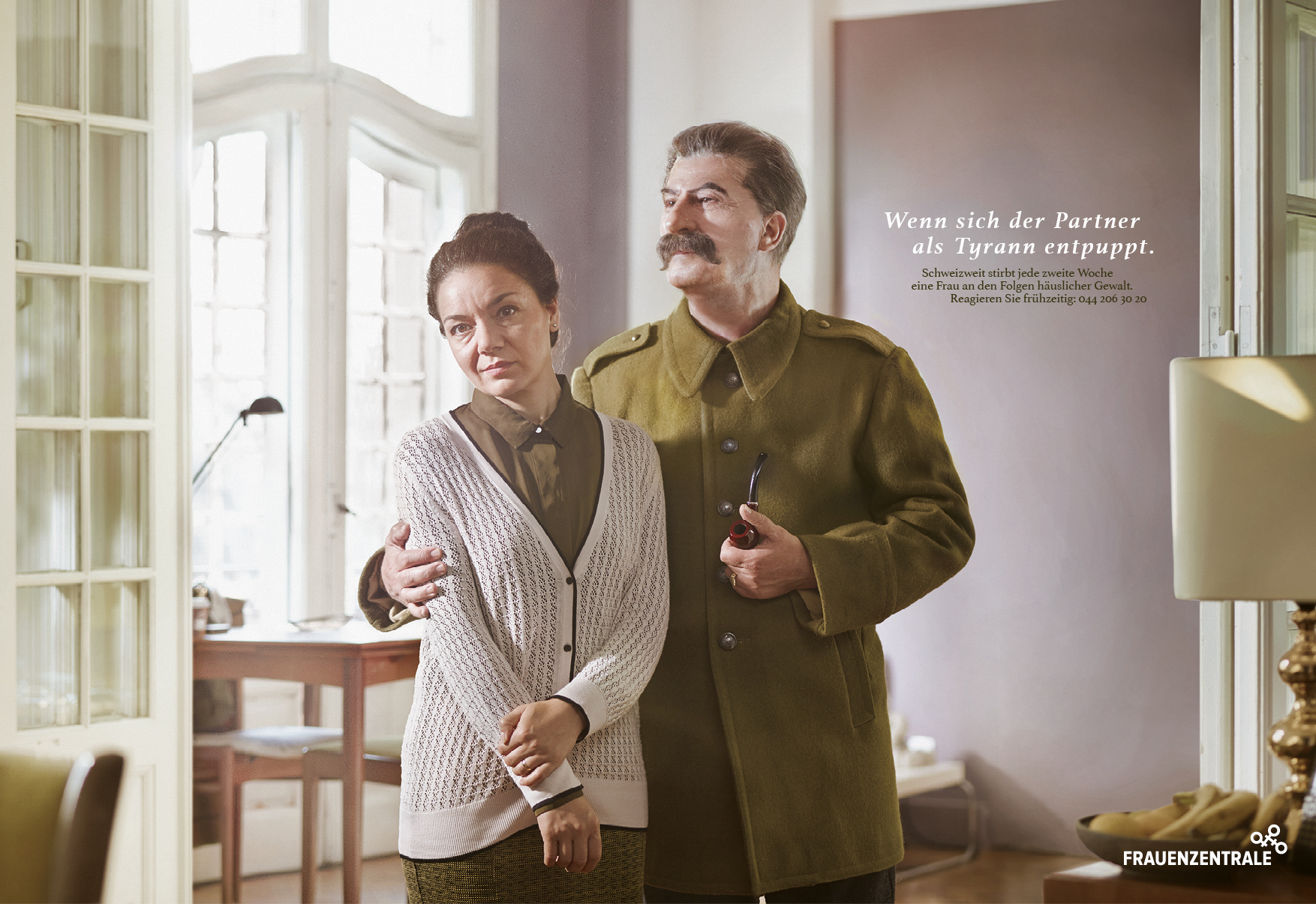 Publicis für die Frauenzentrale: Josef Stalin