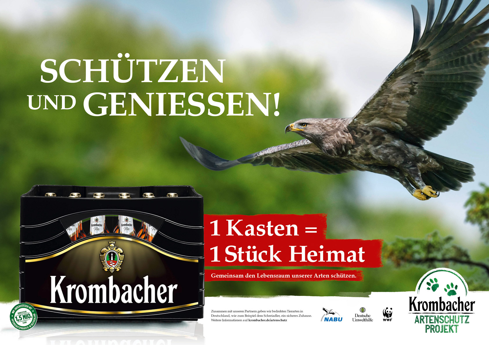 Krombacher_Artenschutz_Plakat_Schreiadler