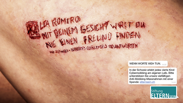 Stiftung Elternsein macht Cybermobbing zum ersten Mal spuerbar