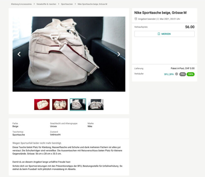 BFU_Versteigerung_Sporttasche