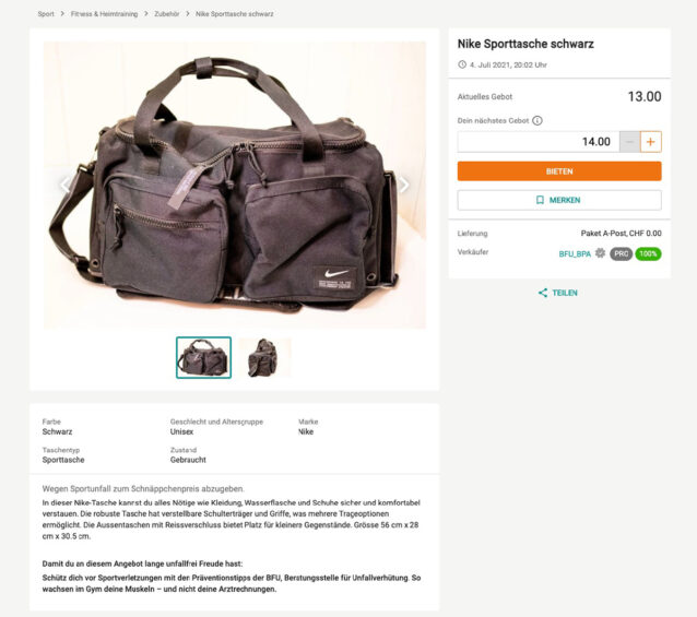 BFU_Versteigerung_Sporttasche