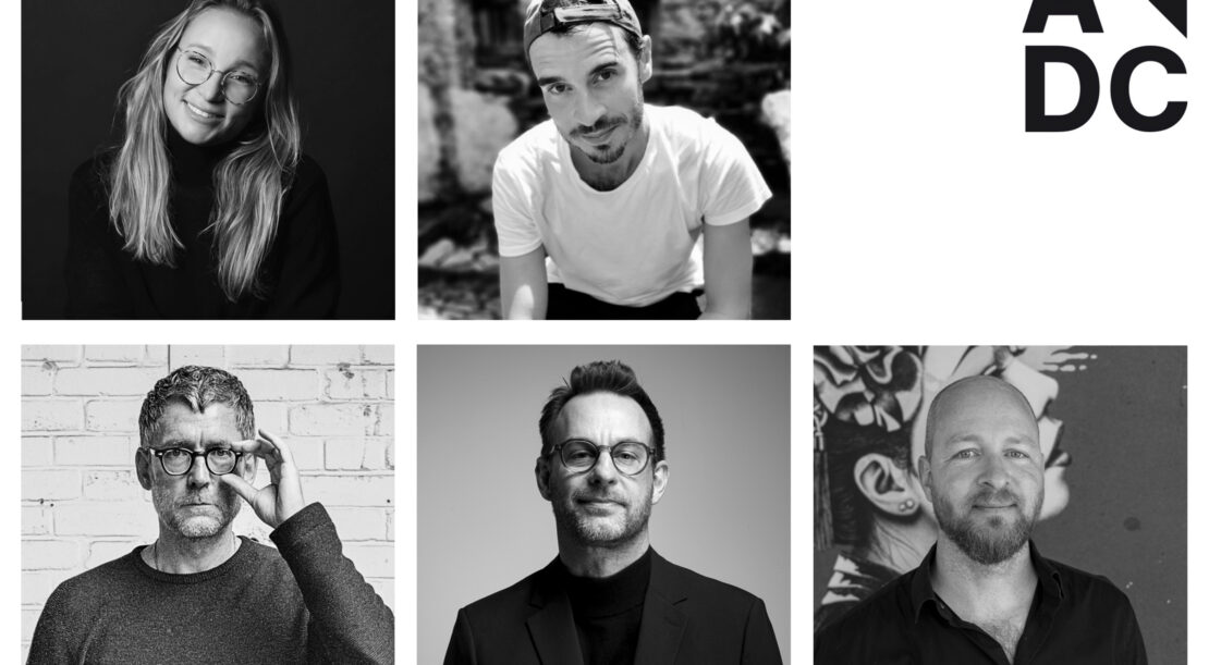 ADC Switzerland_Neumitglieder Februar 2022_vlnr. Dominique Magnusson, Constantin Camesasca, Marcus Gossolt, Roger Staub, Tizian Walti