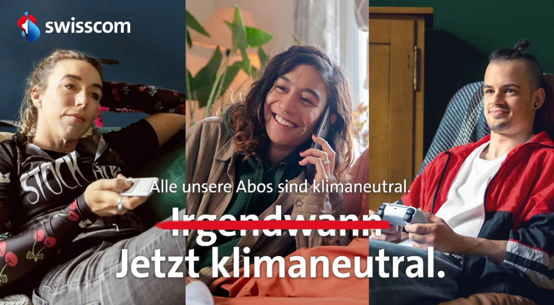 Swisscom Nachhaltigkeitskampagne