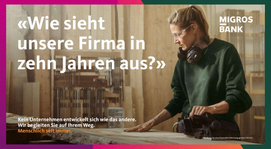 Migros Bank Kampagne 22 Wachstum