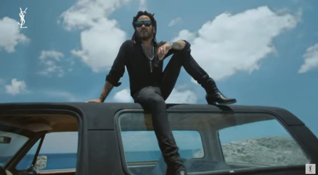 Yves Saint Laurent with Lenny Kravitz