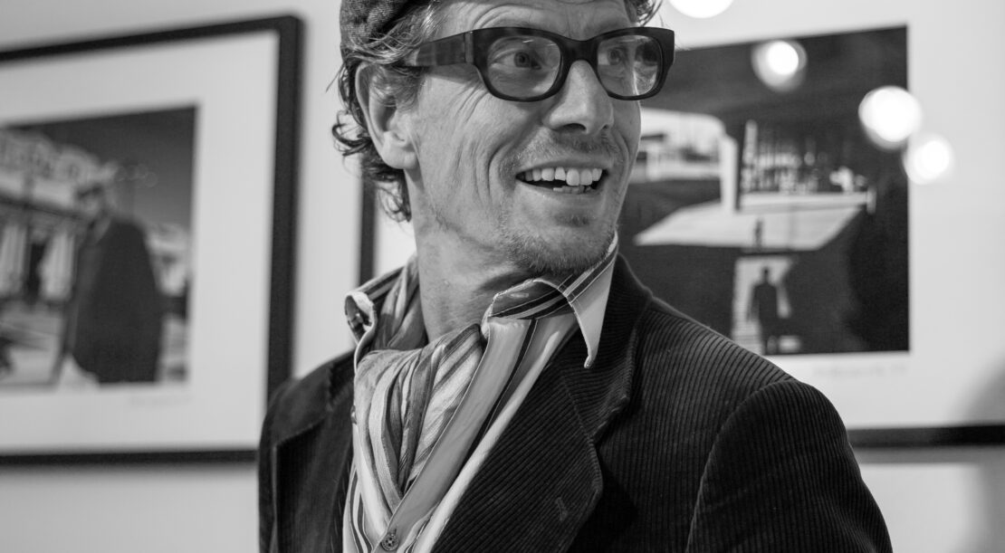 Daniel an seiner Vernissage beim ADC Switzerland 2014_©Bernd L. Göllnitz