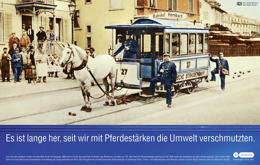 VBZ Als die VBZ-Pferdestaerken noch Mist machten