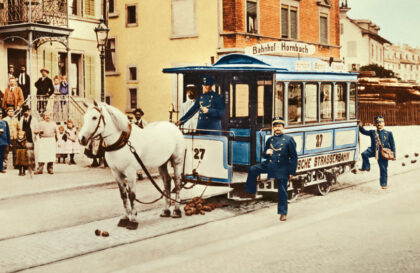 VBZ Als die VBZ-Pferdestaerken noch Mist machten