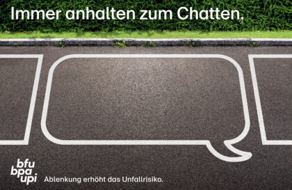 Ruf Lanz fuer die Beratungsstelle fuer Unfallverhuetung BFU