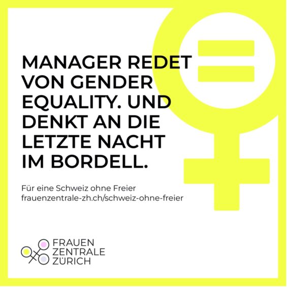 Frauenzentrale Zuerich - Für eine Schweiz ohne Freier