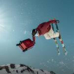 Andri Ragettli bewirbt den Schweizer Winter für Junge.