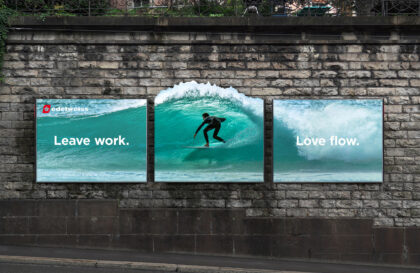 Edelweiss-Spezialplakate wecken die Sehnsucht nach Wärme: Weinbergstrasse