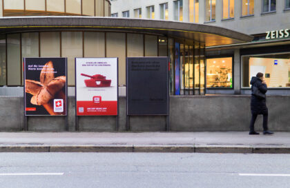 Tages-Anzeiger Black Poster