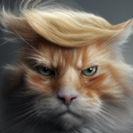 Donald Trump in Tier im Recht