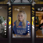 Blurred Motion Of Train At Subway Station