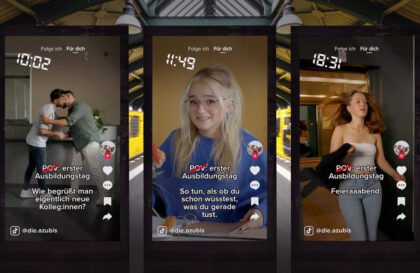 Blurred Motion Of Train At Subway Station