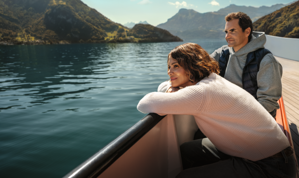 Schweiz Tourismus mit Roger Federer