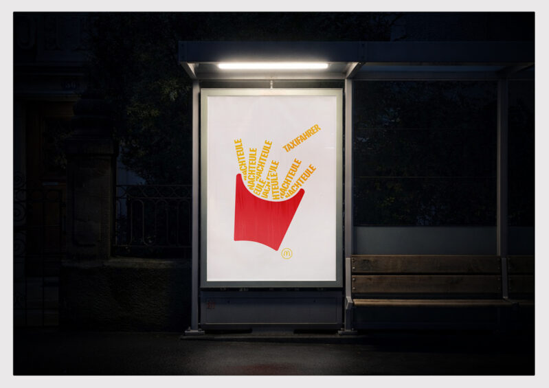 McDonald's Pommes klauen