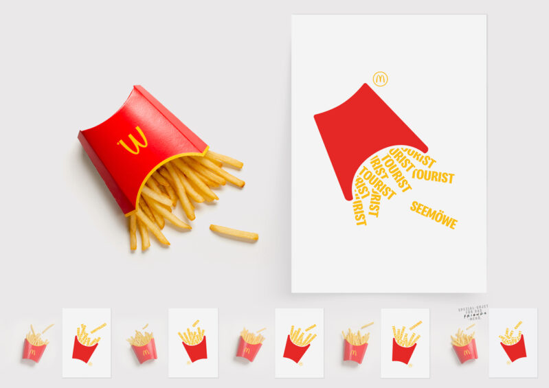 McDonald's Pommes klauen